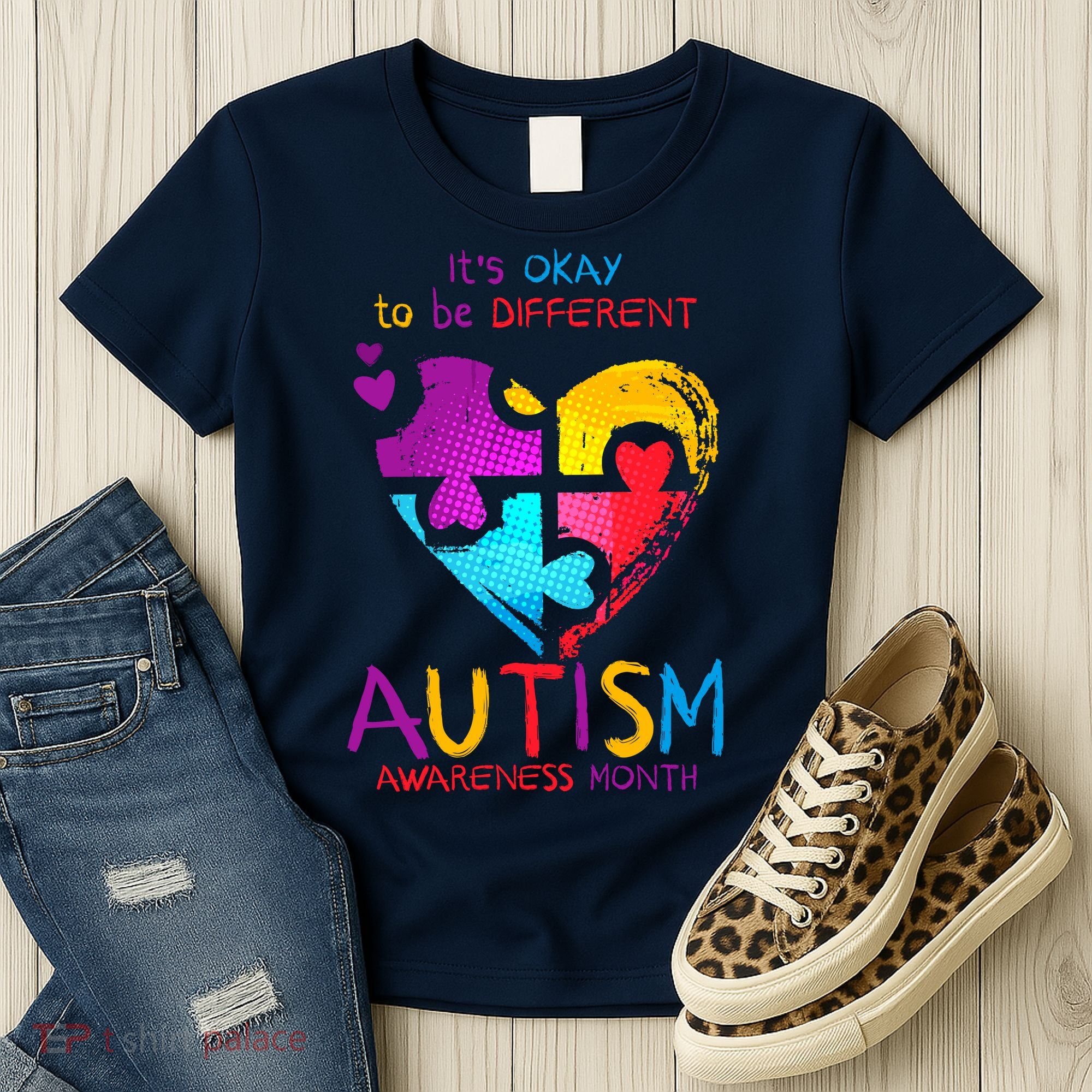 It's Okay To Be Different Autism Awareness Month1 Women's T-Shirt