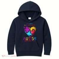 It's Okay To Be Different Autism Awareness Month1 Kids Hoodie thumb 0