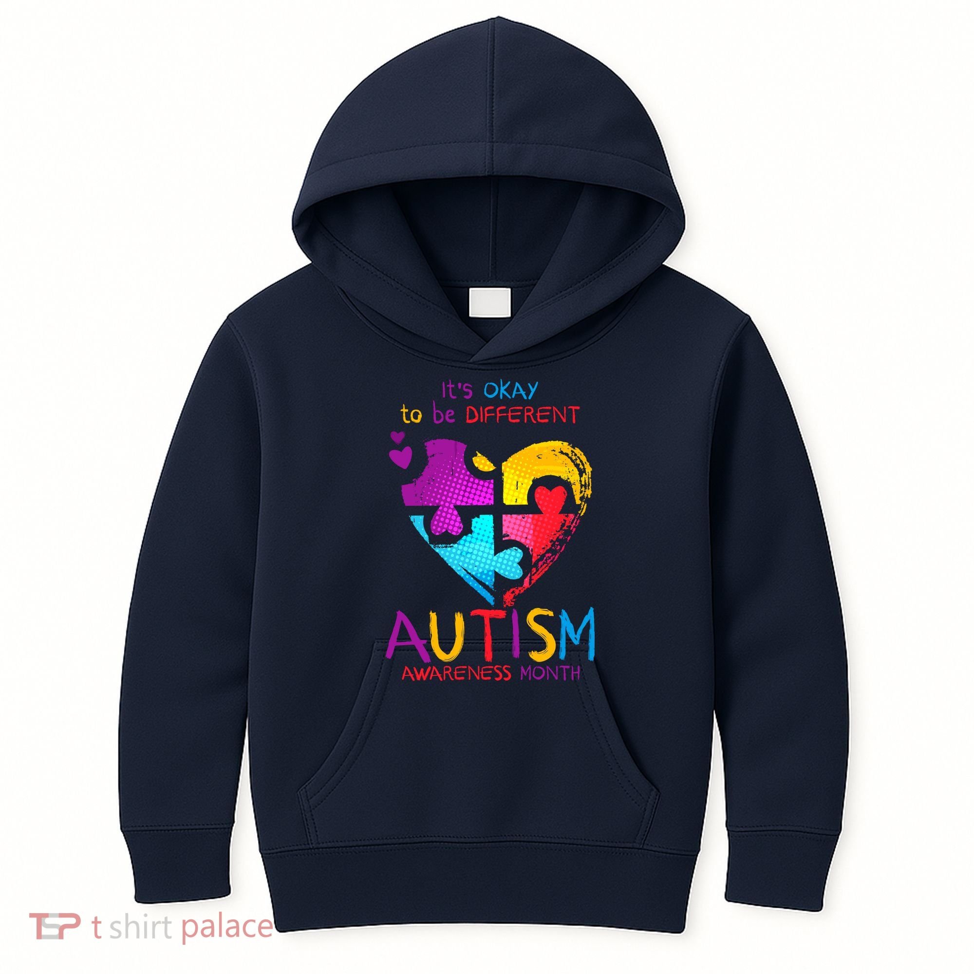 It's Okay To Be Different Autism Awareness Month1 Kids Hoodie