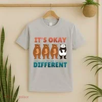 It's Okay To Be Different Bears T-Shirt thumb 2