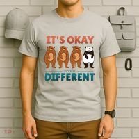 It's Okay To Be Different Bears T-Shirt thumb 6