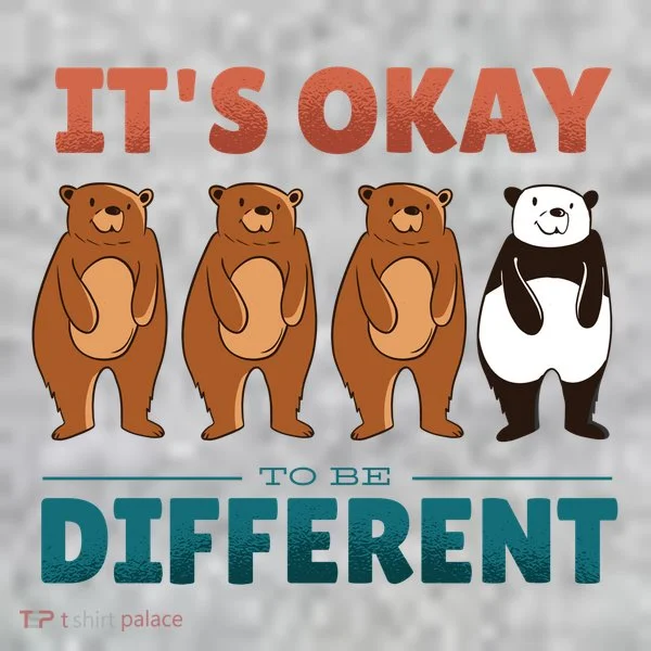 It's Okay To Be Different Bears T-Shirt