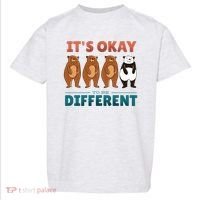 It's Okay To Be Different Bears Toddler T-Shirt thumb 0
