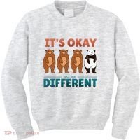 It's Okay To Be Different Bears Kids Sweatshirt thumb 0