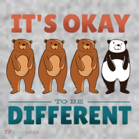 It's Okay To Be Different Bears Kids Sweatshirt thumb 2