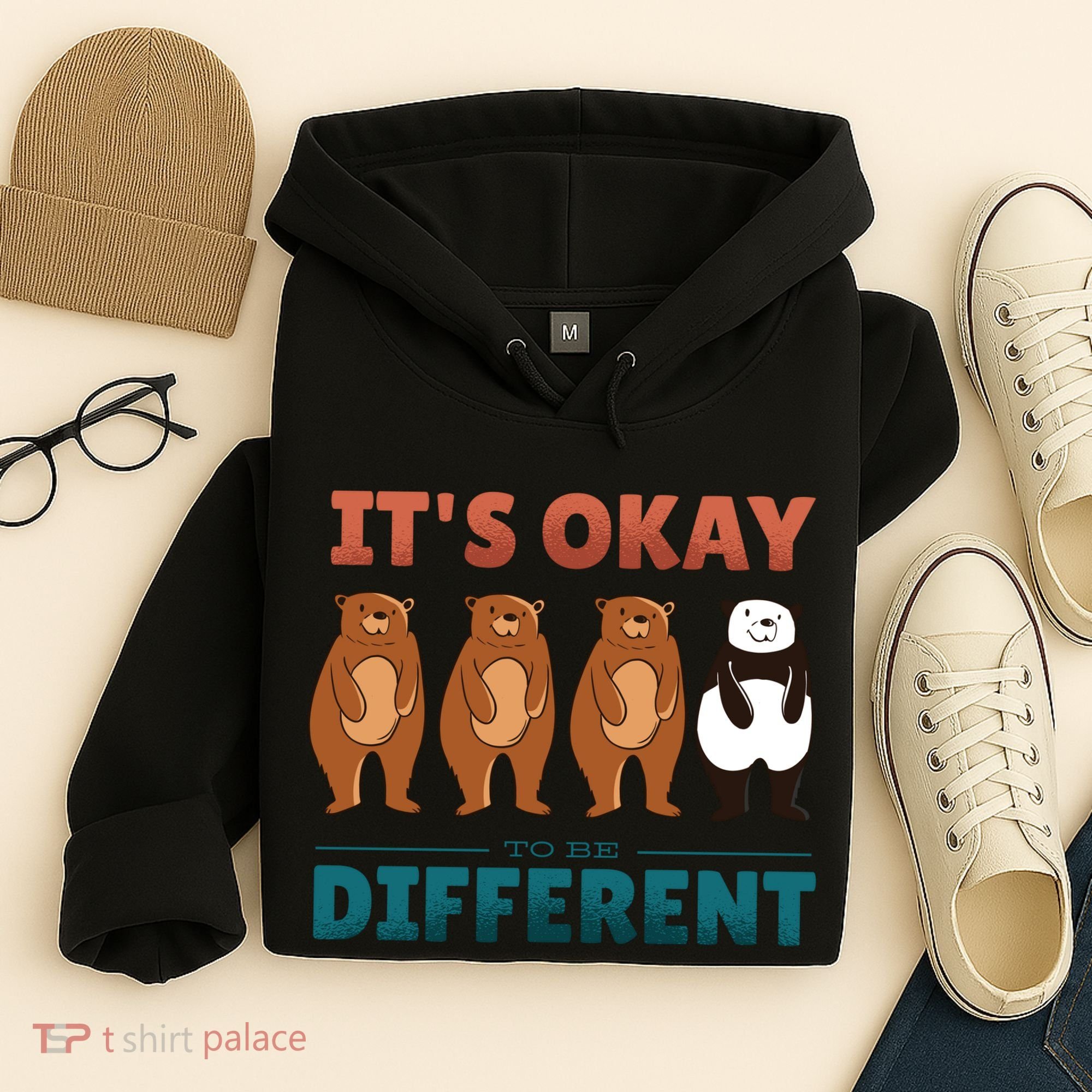 It's Okay To Be Different Bears Hoodie