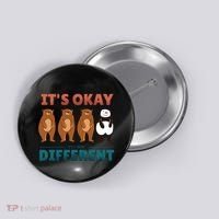 It's Okay To Be Different Bears Button thumb 0