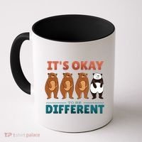 It's Okay To Be Different Bears Coffee Mug thumb 0