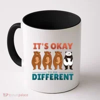 It's Okay To Be Different Bears Coffee Mug thumb 0