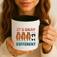 It's Okay To Be Different Bears Coffee Mug thumb 3