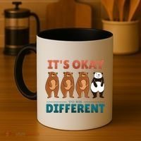 It's Okay To Be Different Bears Coffee Mug thumb 4