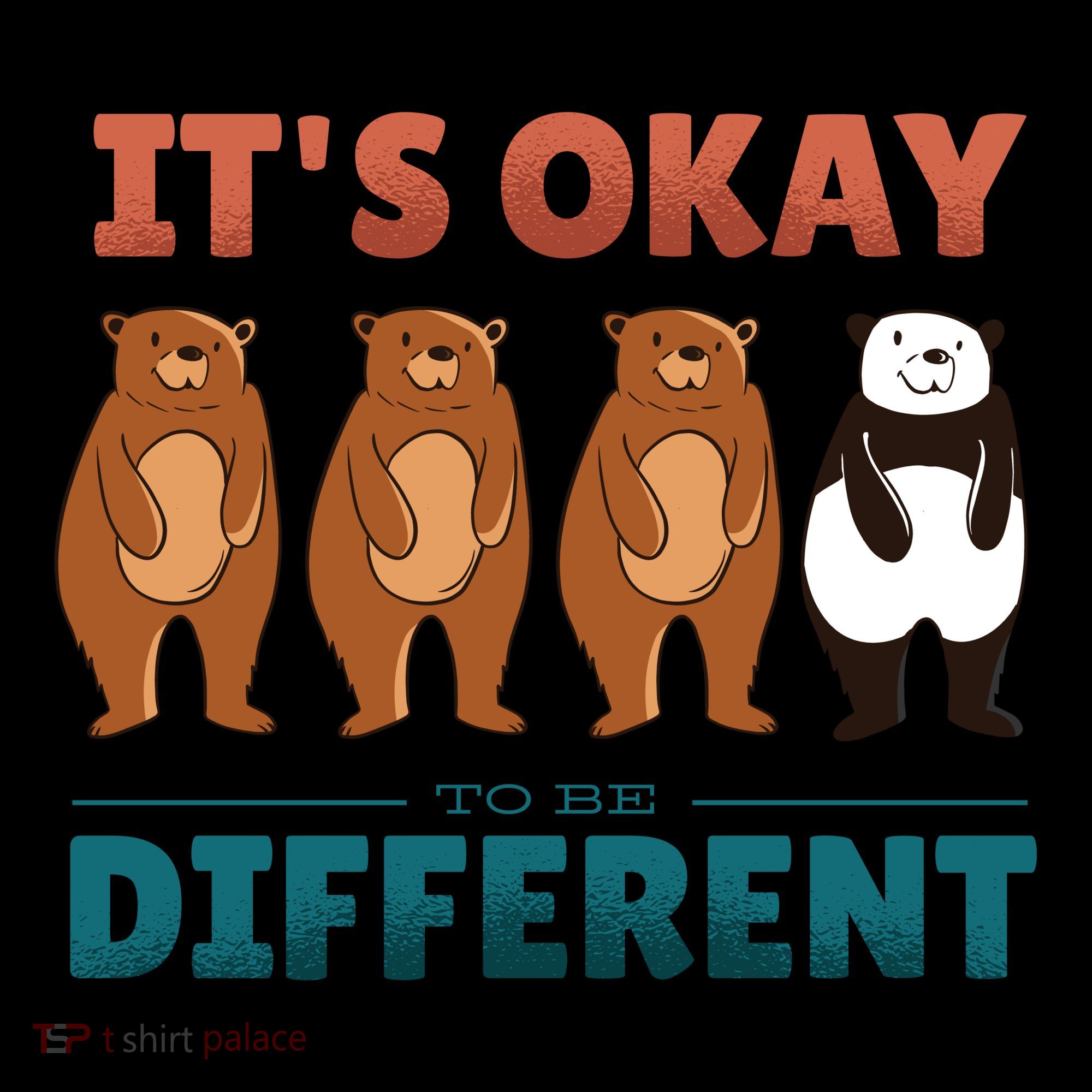 It's Okay To Be Different Bears Coffee Mug