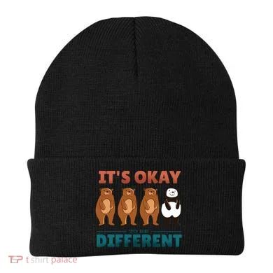 It's Okay To Be Different Bears Beanie