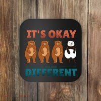 It's Okay To Be Different Bears Coaster thumb 0