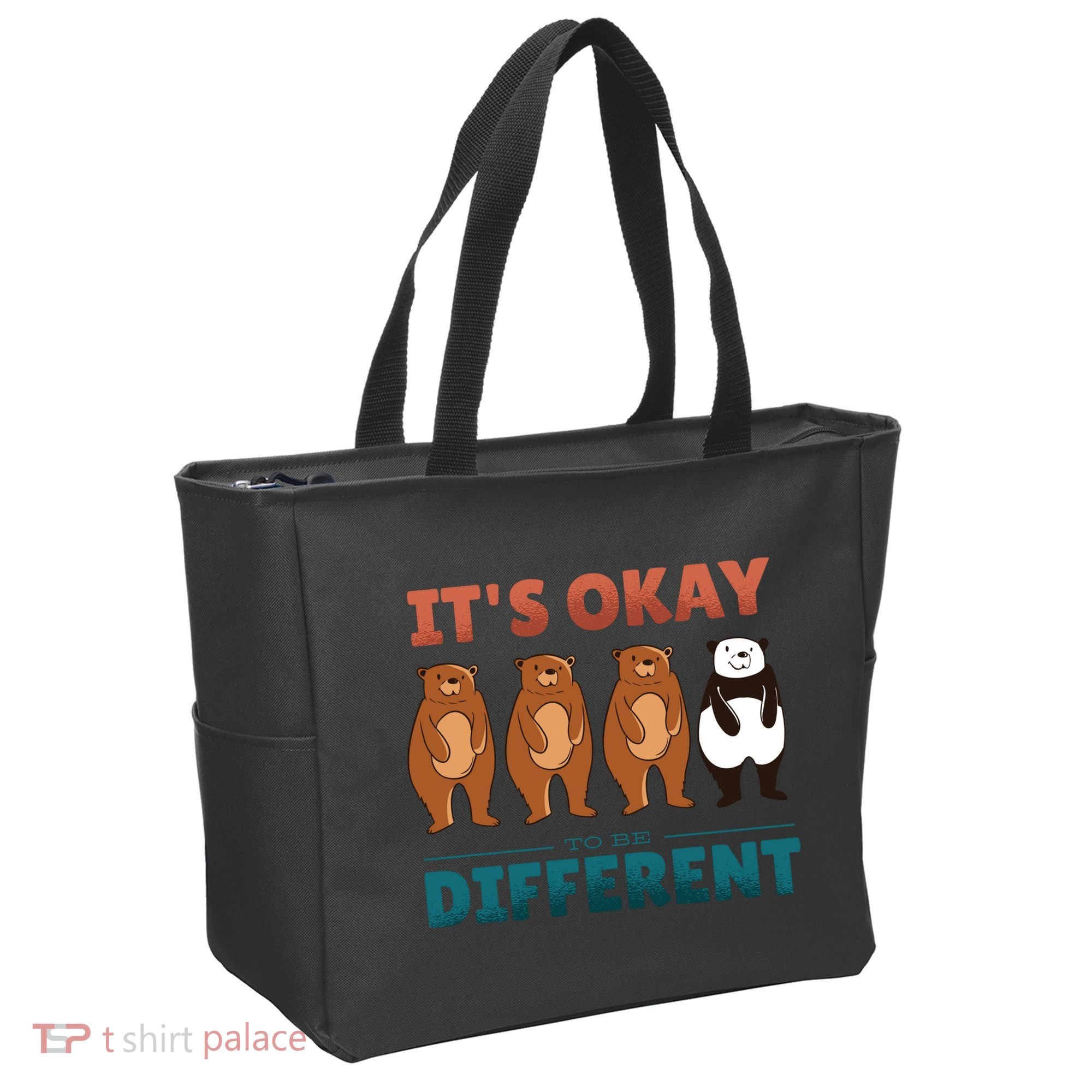 It's Okay To Be Different Bears Tote Bag