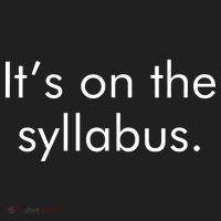 It's on the Syllabus. Beanie thumb 2