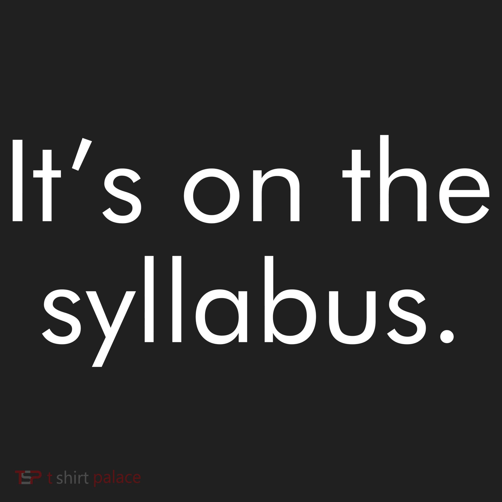 It's on the Syllabus. Beanie
