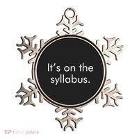 It's on the Syllabus. Ornament thumb 0