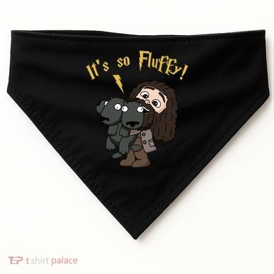 It's So Fluffy Funny Magical Wizard USA-Made Doggie Bandana
