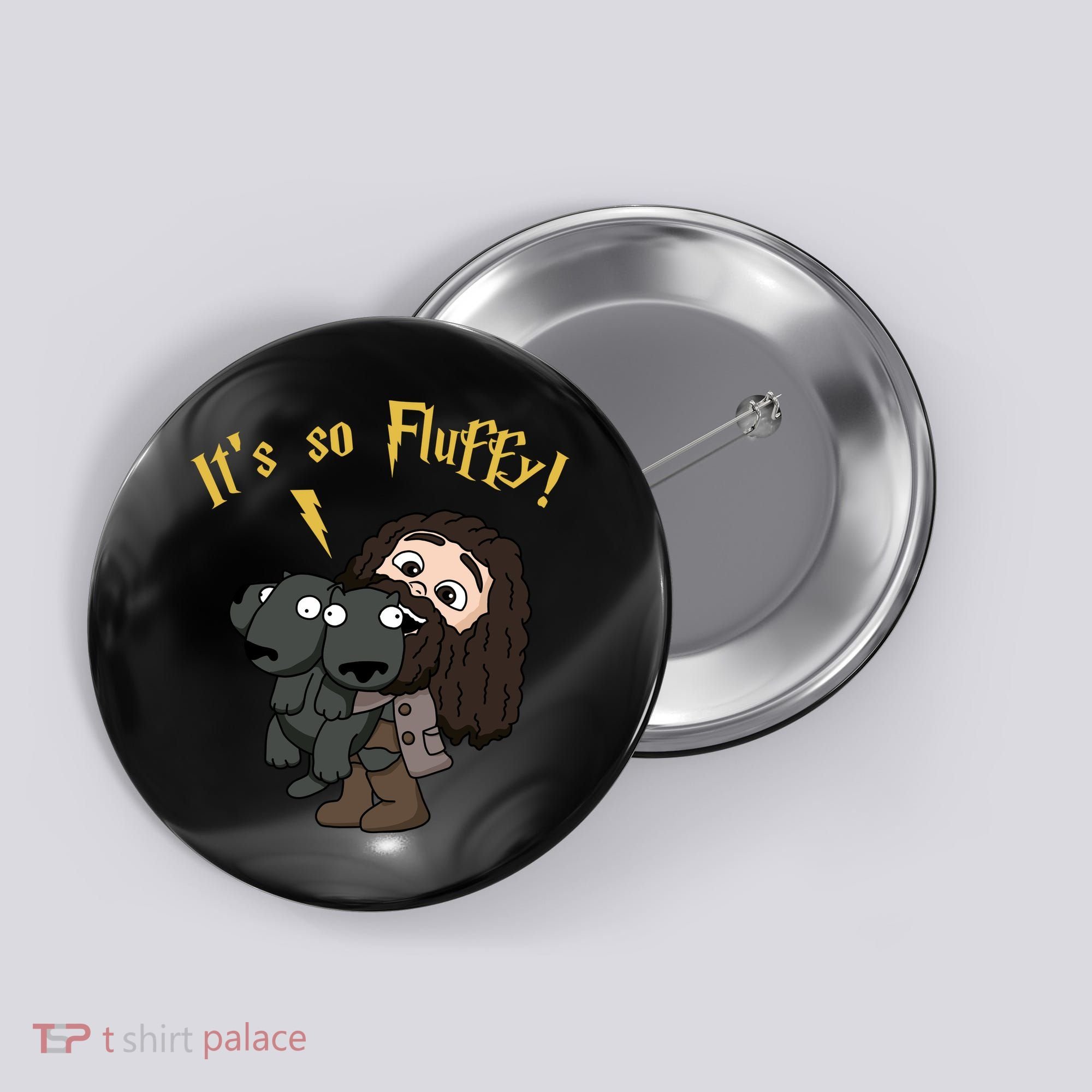 It's So Fluffy Funny Magical Wizard Button