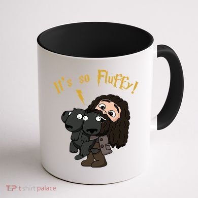 It's So Fluffy Funny Magical Wizard Coffee Mug back