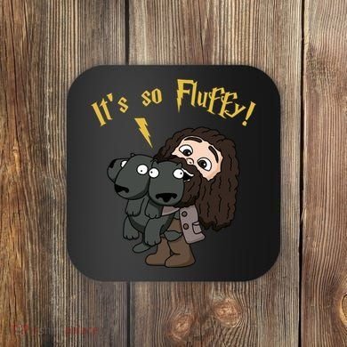 It's So Fluffy Funny Magical Wizard Coaster