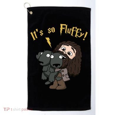 It's So Fluffy Funny Magical Wizard Golf Towel