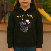 It's So Fluffy Funny Magical Wizard Kids Hoodie thumb 3