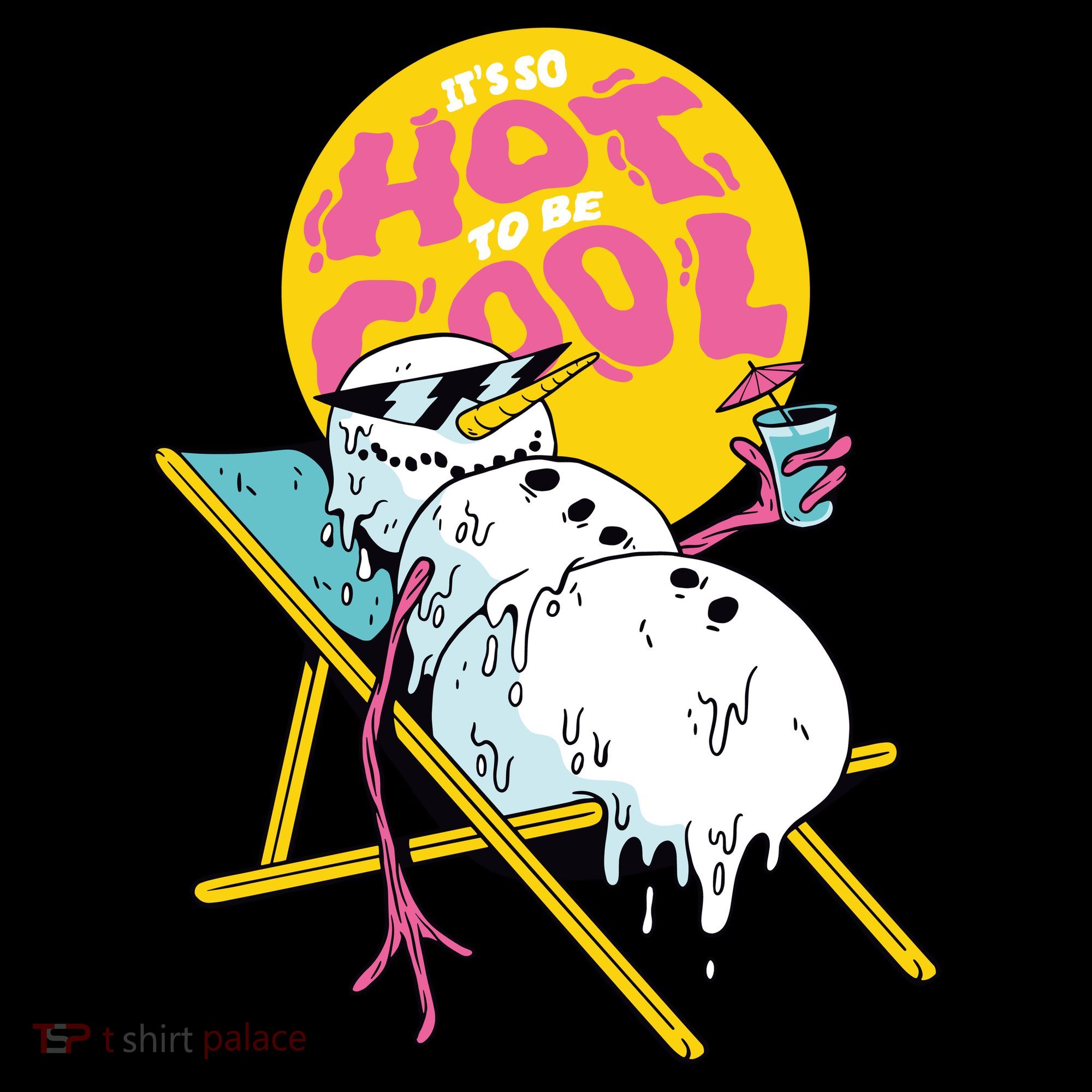 It's So Hot To Be Cool Snowman Bucket Hat