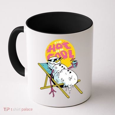 It's So Hot To Be Cool Snowman Coffee Mug