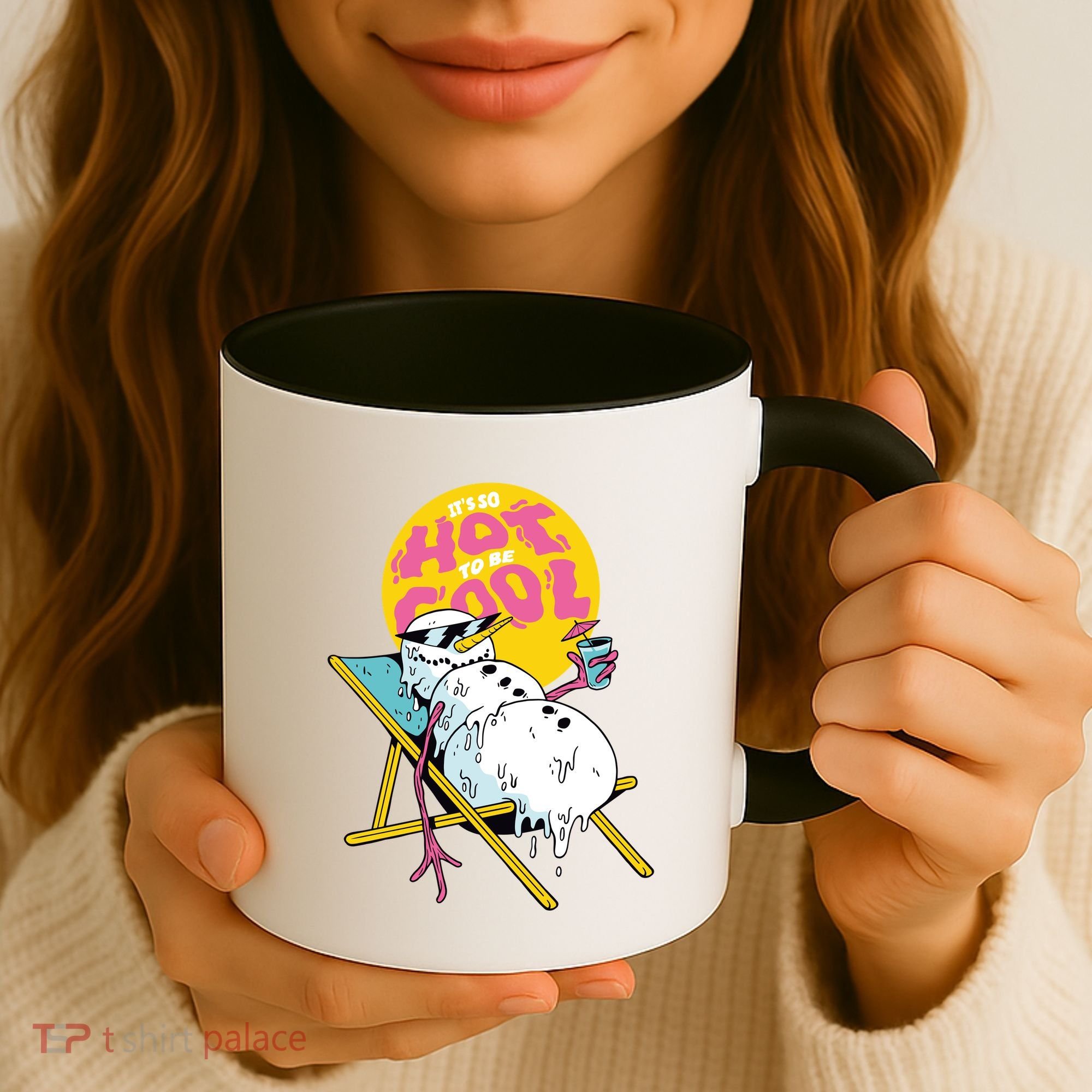 It's So Hot To Be Cool Snowman Coffee Mug