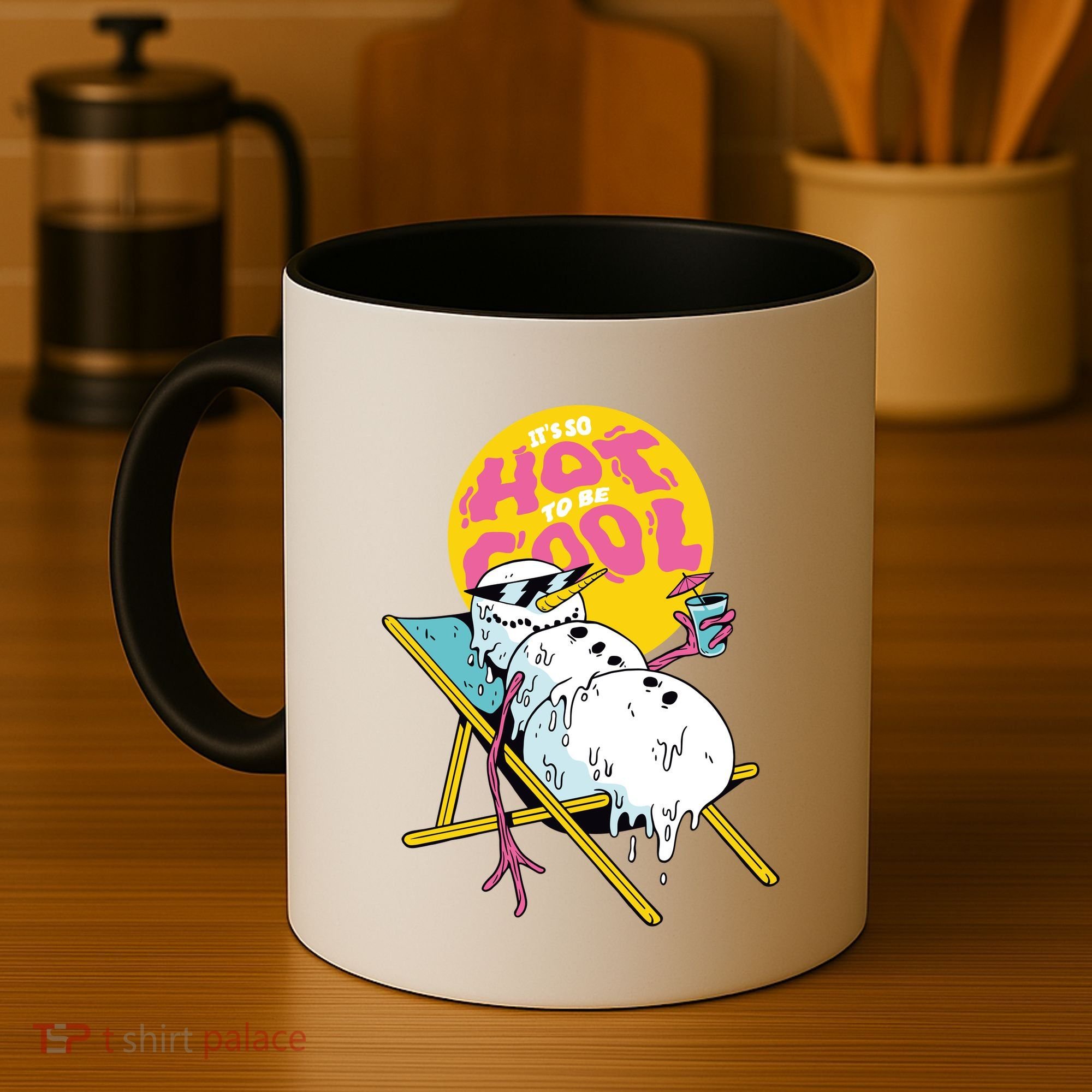 It's So Hot To Be Cool Snowman Coffee Mug