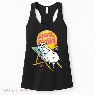 It's So Hot To Be Cool Snowman Women's Tank Top