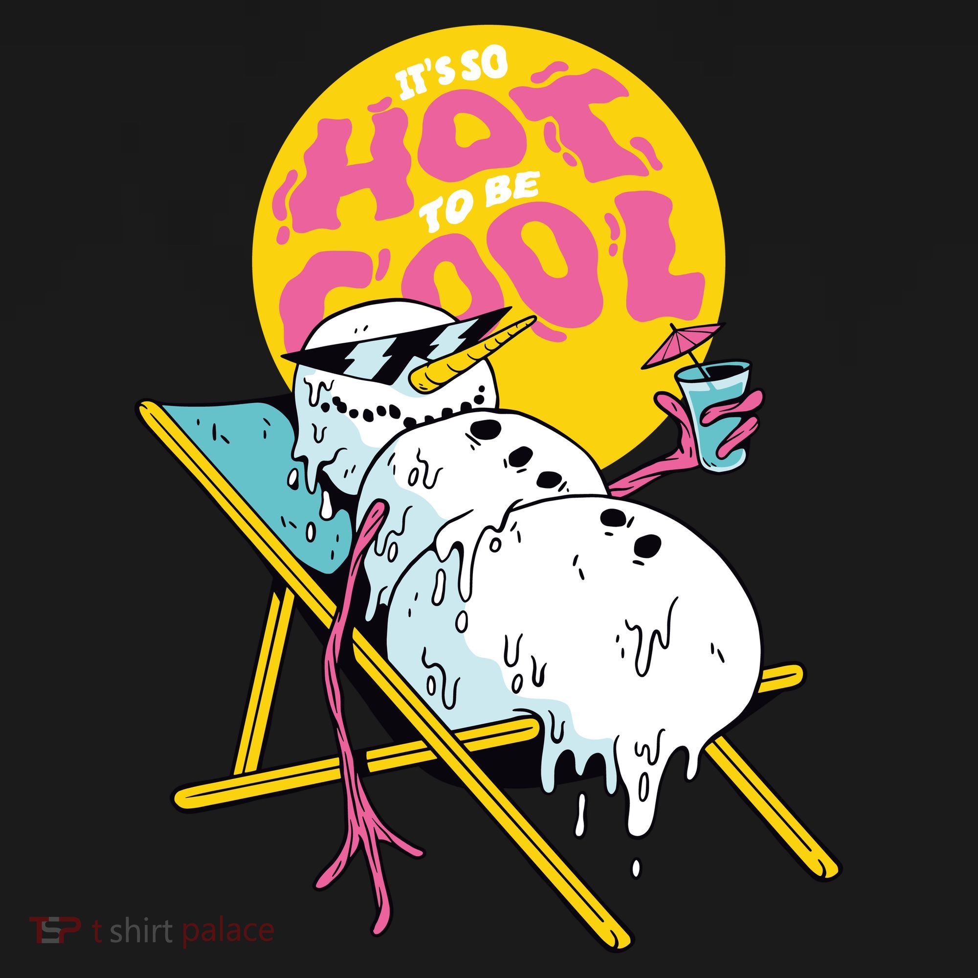 It's So Hot To Be Cool Snowman Women's Tank Top