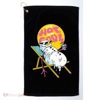 It's So Hot To Be Cool Snowman Golf Towel thumb 0