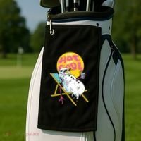 It's So Hot To Be Cool Snowman Golf Towel thumb 2
