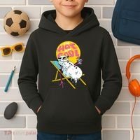 It's So Hot To Be Cool Snowman Kids Hoodie thumb 2