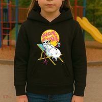 It's So Hot To Be Cool Snowman Kids Hoodie thumb 3