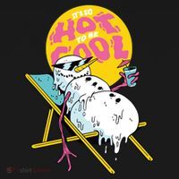 It's So Hot To Be Cool Snowman Kids Long Sleeve Shirt thumb 2