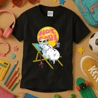 It's So Hot To Be Cool Snowman Kids T-Shirt thumb 3