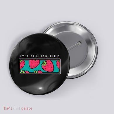 It's Summer Time Button