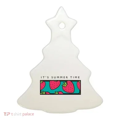It's Summer Time Ceramic Ornament