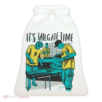 It's Tailgate Time Ceramic Ornament