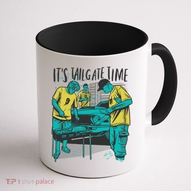 It's Tailgate Time Coffee Mug back