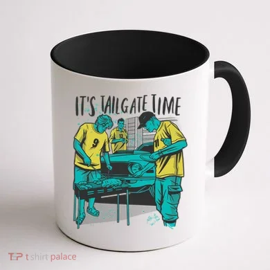 It's Tailgate Time Coffee Mug back