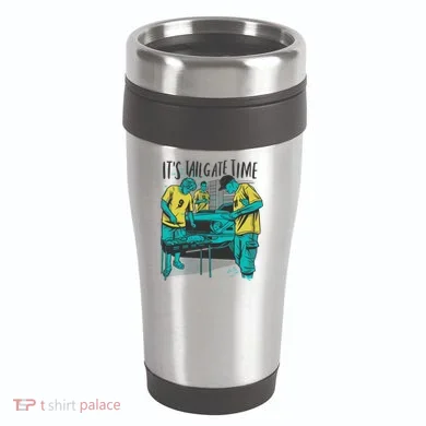 It's Tailgate Time 16oz Travel Tumbler