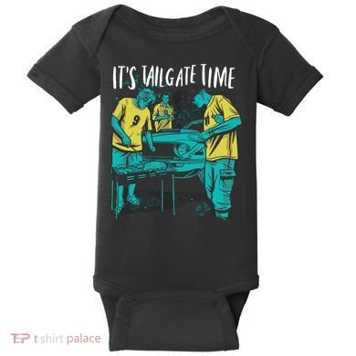 It's Tailgate Time Baby Bodysuit