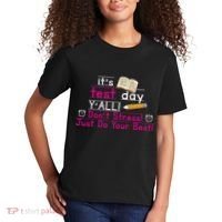 It's Test Day Ya'll Don't Stress Just Do Your Best Kids T-Shirt thumb 2