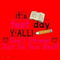 It's Test Day Ya'll Don't Stress Just Do Your Best Santa Hat thumb 1