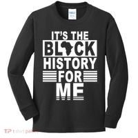 It's The Black History For Me Kids Long Sleeve Shirt thumb 0